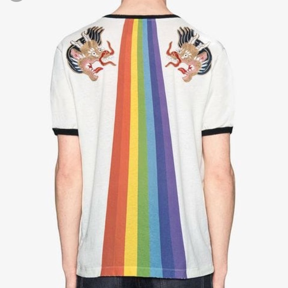 Gucci | Shirts | Gucci Mens Ufo Rainbow 